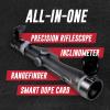 BURRIS Eliminator 5 LaserScope 5-20x50mm - Precision Riflescope with Built-in Laser Rangefinder, Ballistic Calculator, Digital Inclinometer & X96 Reticle for Long-Range Hunting & Shooting view 3
