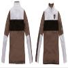 KINGSLAND EQUESTRIAN APPAREL Ladies ALMA Show Shirt in Beige,White and Brown Accents Extra Small view 1
