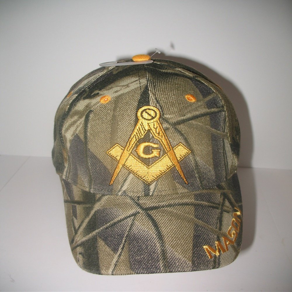 Freemason Embroidered Adjustable Hat Mason Masonic Lodge Baseball Cap