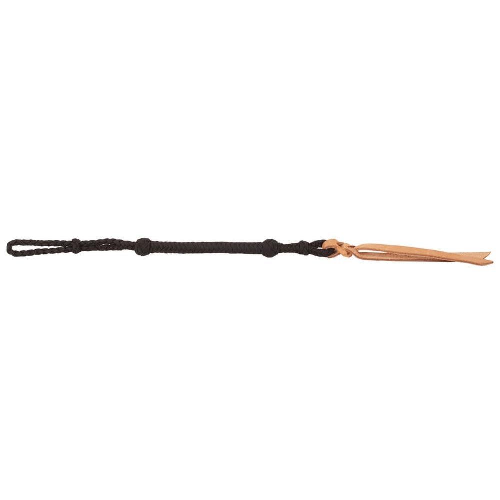 Mustang Quirt with Leather Popper
