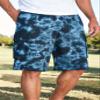 KingSize Men's Big & Tall Fleece 10" Cargo Shorts - Big - 8XL, Heather Charcoal view 3