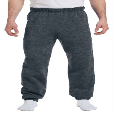 Jerzees Adult 8 oz. NuBlend Fleece Sweatpants L BLACK HEATHER