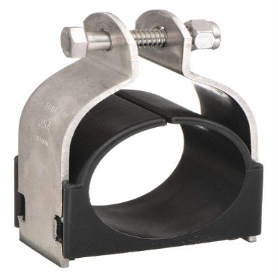 CushionedClampStrut Mounted Tube Sz 3 in