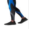 CW-X Men's Stabilyx Joint Support Compression Sports Tights, Pants for Running and Recovery, Black/Grey/Blue, Large, 225809A view 3