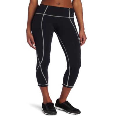 Gramicci Women's Oren Cropped Legging, 6, Jet Black