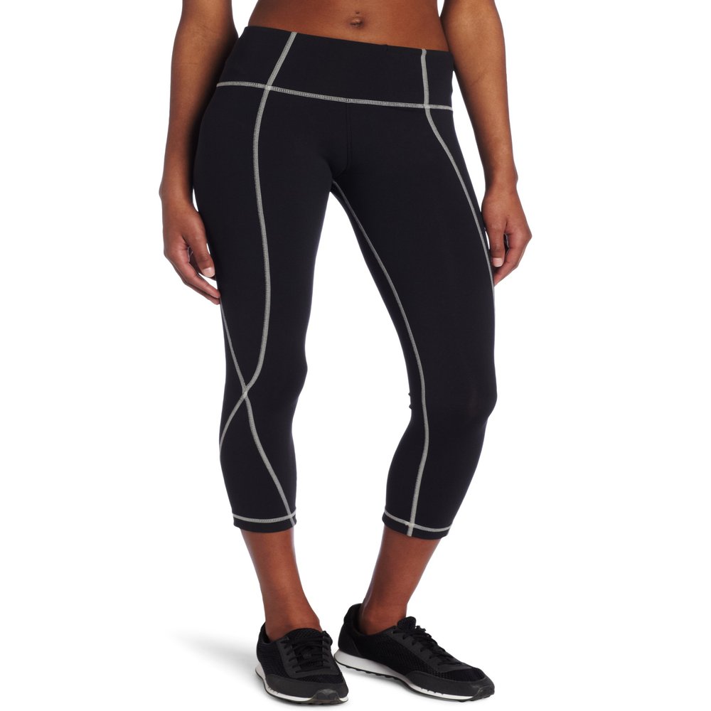 Gramicci Women's Oren Cropped Legging, 6, Jet Black