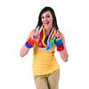 Fun Express Mega Poly Lei Assortment (200PC) - Luau Party Acessories and Supplies view 4