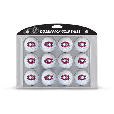 Team Golf NHL Montreal Canadiens Golf Balls, 12 Pack Dozen Regulation Size Golf Balls, 12 Pack, Full Color Durable Team Imprint