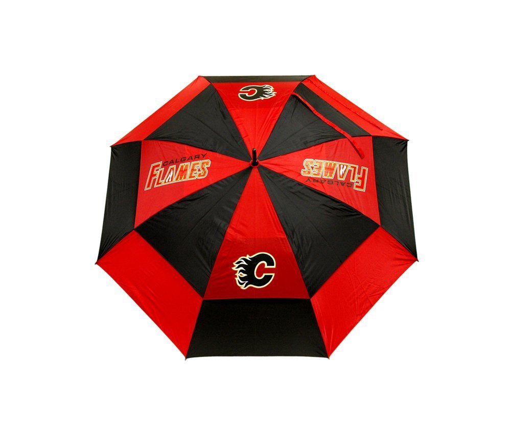 Team Golf NHL Nashville Predators Golf Umbrella 62" Golf Umbrella with Protective Sheath, Double Canopy Wind Protection Design, Auto Open Button
