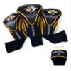 Team Golf NHL Nashville Predators Contour Golf Club Headcovers (3 Count) Numbered 1, 3, & X, Fits Oversized Drivers, Utility, Rescue & Fairway Clubs, Velour lined for Extra Club Protection view 1