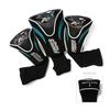 Team Golf NHL San Jose Sharks Contour Golf Club Headcovers (3 Count) Numbered 1, 3, & X, Fits Oversized Drivers, Utility, Rescue & Fairway Clubs, Velour lined for Extra Club Protection view 1