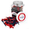 Team Golf NHL Washington Capitals Jar Of 175 Golf Tees 2-3/4" Golf Tees, 175 Pack, Regulation Size, Multi Team Colors view 1