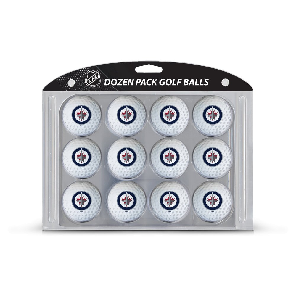 Team Golf NHL Winnipeg Jets Golf Balls, 12 Pack Dozen Regulation Size Golf Balls, 12 Pack, Full Color Durable Team Imprint