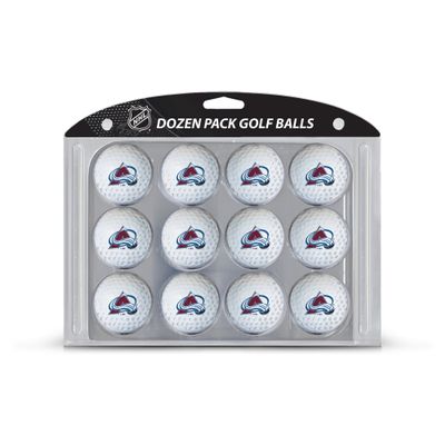 Team Golf NHL Colorado Avalanche Golf Balls, 12 Pack Dozen Regulation Size Golf Balls, 12 Pack, Full Color Durable Team Imprint