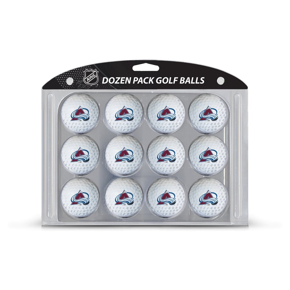 Team Golf NHL Colorado Avalanche Golf Balls, 12 Pack Dozen Regulation Size Golf Balls, 12 Pack, Full Color Durable Team Imprint