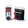 Team Golf NHL Columbus Blue Jackets 3 Golf Balls And 50 Golf Tees Logo Imprinted Golf Balls (3 Count) & 2-3/4" Regulation Golf Tees (50 Count), Multi Colored view 1