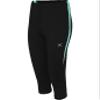 Mizuno Running Women's Exodus 3/4 Tight (Black-Opal, Small) view 1