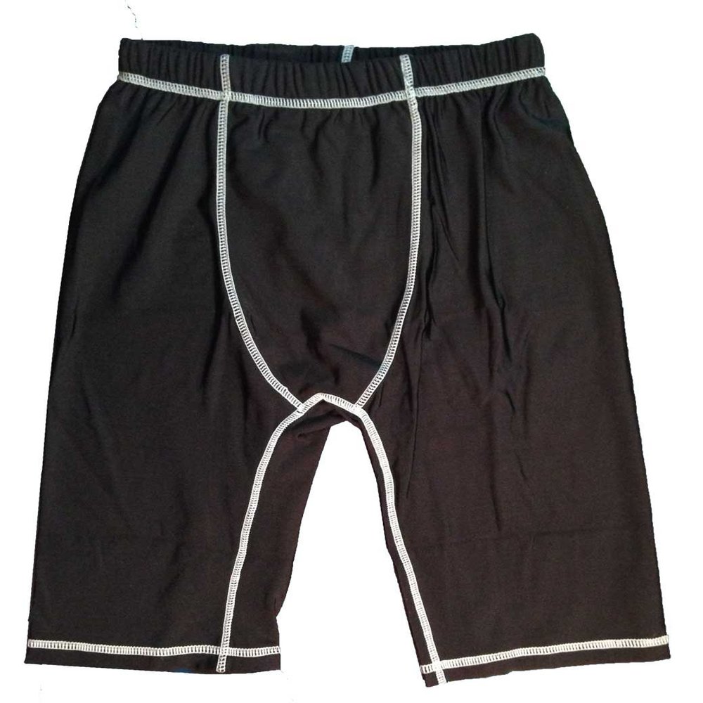 101SNORKEL Black Rash Shorts with Drawstring Waist (XS)