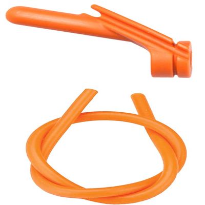 Pine Ridge Archery Nitro Peep Sight, Orange, 1/4-Inch