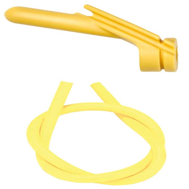Pine Ridge Archery Nitro Peep Sight, Yellow, 1/4-Inch