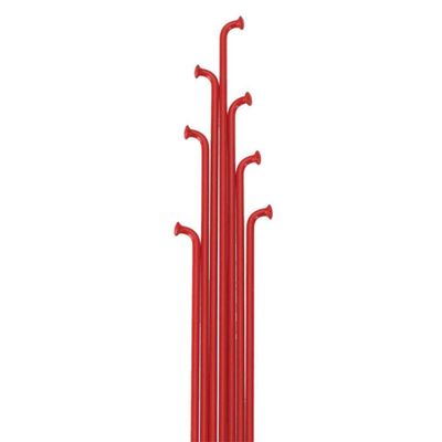 Soma Colored Bicycle Wheel Spokes - Bag of 36-308mm (Red)