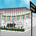 100' Long Multi-Color Poly Pennant Streamers