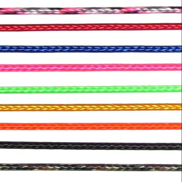 25 Feet Cir-Cut Archery SUPERLOOP Bowstring RELEASE D NOCKING LOOP - .093" 2.4mm (Multi Colors) (HOT PINK)