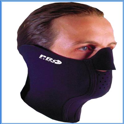 Proline Neoprene Thermal Face Mask, with A Soft Lining for Comfort, Medium, Black