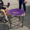 Logo Brands NCAA East Carolina Pirates Round Tailgating Table  Portable with Foldable Legs, 4 Cup Holders, Powder-Coated Steel, and 27.6" Surface Diameter, Team Color view 2