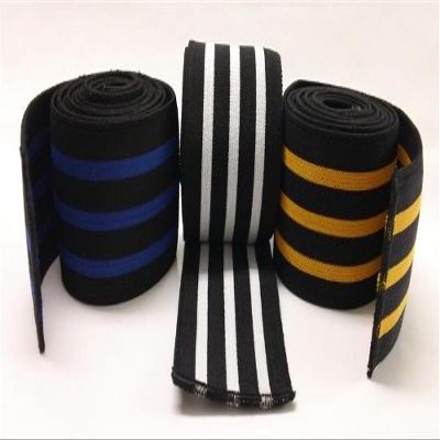Parallel Breaker Knee Wraps (Black/Yellow, 2.5 Meter Length)