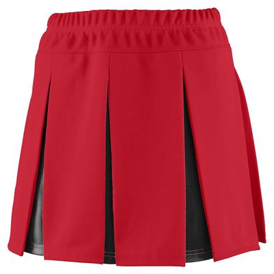 Augusta Sportswear Girls' Liberty Skirt XXS Red/Black