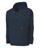 Charles River Apparel Youth Pack-N-Go Pullover, Lightweight Packable Windbreaker, Wind & Water-Resistant Kids Jacket, Navy, X-Large view 3