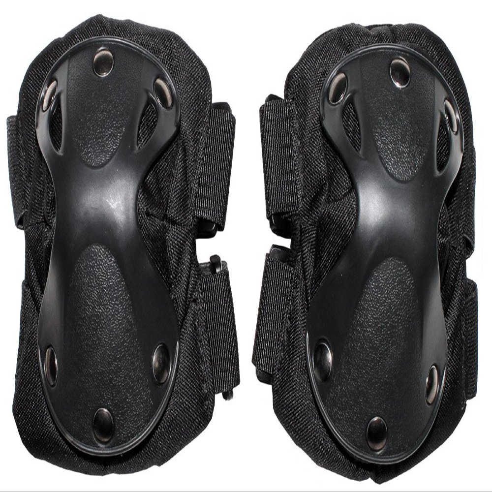 elbow pad. "Defence". black