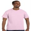 Hanes mens 6.1 oz. Tagless T-Shirt(5250)-Pale Pink-4XL view 1