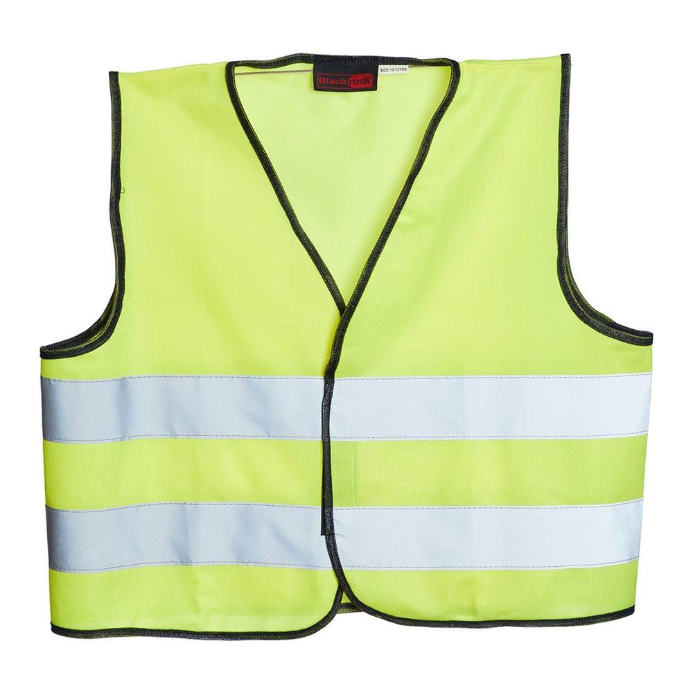 Baratec Little Boys' Hi Viz High Visibility Vest Waistcoat Age 7-9 Chest 79-84cm Saturn Yelllow