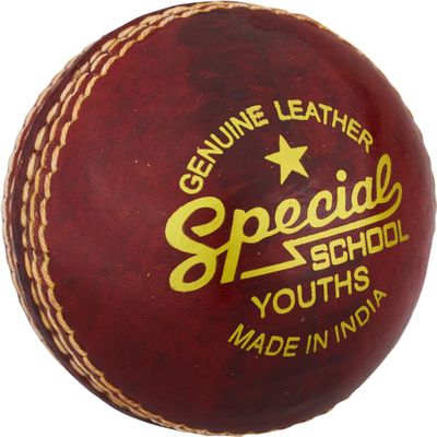 Readers Special School 4.75oz Cricket Ball, Red, Youths