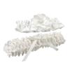 Ivy Lane Design Wedding Accessories Brides Garter Set, Water Lily, White view 1