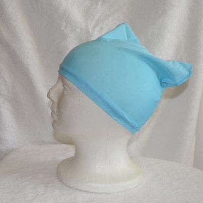 Aqua Sky Blue WaveCap hat - Spandex Dome Du-rag Cap