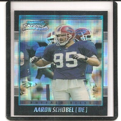 2000 Bowman Chrome Aaron Schobel Rookie Refractor