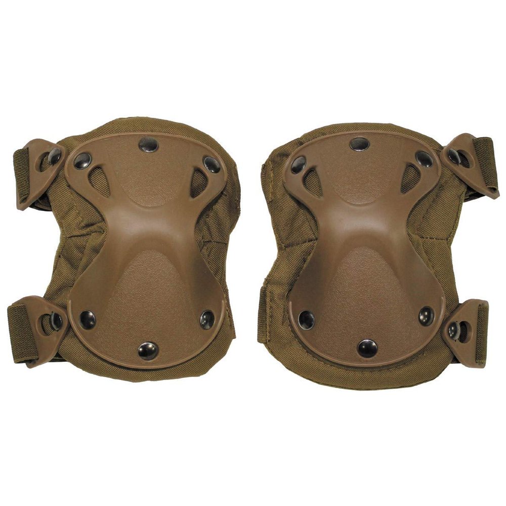 knee pad. "Defence". coyote tan