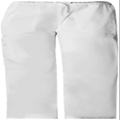Cherokee Premium Core Stretch Unisex Cargo Scrubs Pant, White, Small