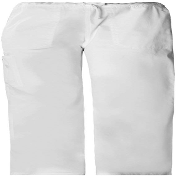 Cherokee Premium Core Stretch Unisex Cargo Scrubs Pant, White, Small