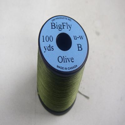 1 x BIGFLY - Fly-tying thread - OLIVE - 80 yards (73,15m) - 3/0