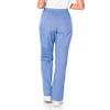 ScrubZone by Landau Women's Full Elastic Waist Cargo Pant, Ceil, Petite Large view 3