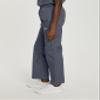 ScrubZone by Landau Women's Full Elastic Waist Cargo Pant, Grey, Petite Large view 2