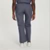 ScrubZone by Landau Women's Full Elastic Waist Cargo Pant, Grey, Petite Large view 3