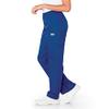 ScrubZone by Landau Women's Full Elastic Waist Cargo Pant, Cobalt, Petite X-Small view 2