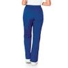 ScrubZone by Landau Women's Full Elastic Waist Cargo Pant, Cobalt, Petite X-Small view 3