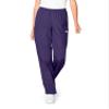 ScrubZone by Landau Women's Full Elastic Waist Cargo Pant, Grape, 4X-Large view 1