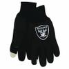 NFL Oakland Raiders Technology Touch Gloves view 1